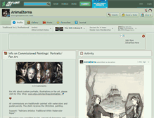 Tablet Screenshot of animaeterna.deviantart.com