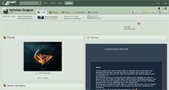 Desktop Screenshot of nameless-designer.deviantart.com