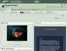 Tablet Screenshot of nameless-designer.deviantart.com