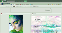 Desktop Screenshot of laurengibson.deviantart.com