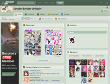 Tablet Screenshot of gender-bender-united.deviantart.com