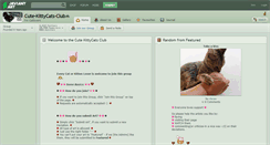 Desktop Screenshot of cute-kittycats-club.deviantart.com
