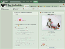Tablet Screenshot of cute-kittycats-club.deviantart.com