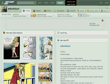 Tablet Screenshot of edwinluvr.deviantart.com