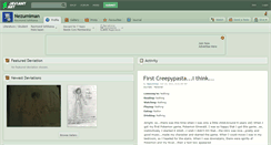 Desktop Screenshot of nezumiman.deviantart.com