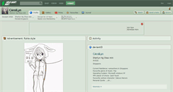 Desktop Screenshot of carollyn.deviantart.com