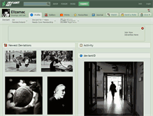 Tablet Screenshot of elizamac.deviantart.com