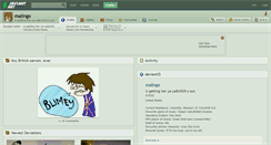 Desktop Screenshot of malingo.deviantart.com