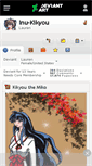 Mobile Screenshot of inu-kikyou.deviantart.com