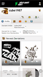 Mobile Screenshot of cube1987.deviantart.com