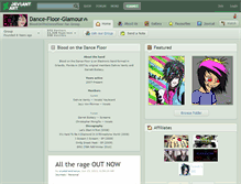 Tablet Screenshot of dance-floor-glamour.deviantart.com