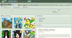 Desktop Screenshot of gummi-bears.deviantart.com