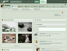 Tablet Screenshot of moplika.deviantart.com