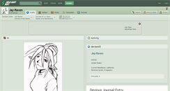 Desktop Screenshot of jay-raven.deviantart.com