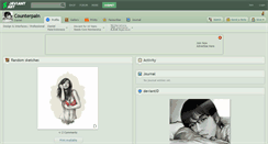 Desktop Screenshot of counterpain.deviantart.com