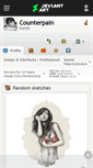 Mobile Screenshot of counterpain.deviantart.com