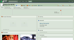 Desktop Screenshot of horror-pin-up-girl.deviantart.com