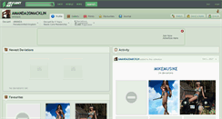 Desktop Screenshot of amanda20macklin.deviantart.com