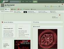 Tablet Screenshot of devilturnip360.deviantart.com