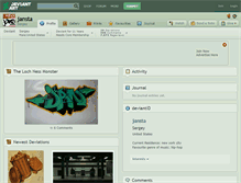 Tablet Screenshot of jansta.deviantart.com