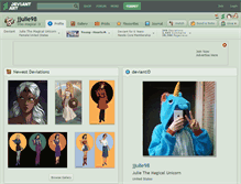 Tablet Screenshot of jjulie98.deviantart.com