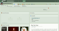 Desktop Screenshot of beautifullybroken13.deviantart.com