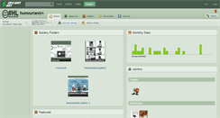 Desktop Screenshot of humourland.deviantart.com