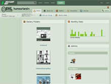 Tablet Screenshot of humourland.deviantart.com