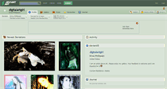 Desktop Screenshot of digitalartgirl.deviantart.com