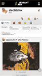 Mobile Screenshot of electricfox.deviantart.com