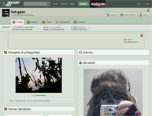 Tablet Screenshot of lost-gaze.deviantart.com