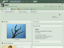 Tablet Screenshot of gidget-.deviantart.com