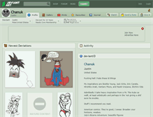 Tablet Screenshot of chanuk.deviantart.com