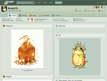 Tablet Screenshot of nivalis70.deviantart.com