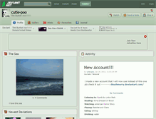 Tablet Screenshot of cutie-poo.deviantart.com