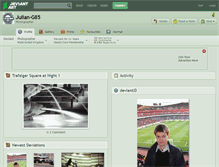 Tablet Screenshot of julian-g85.deviantart.com