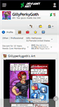 Mobile Screenshot of gillyperkygoth.deviantart.com