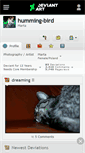 Mobile Screenshot of humming-bird.deviantart.com