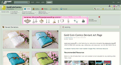 Desktop Screenshot of goldcoincomics.deviantart.com