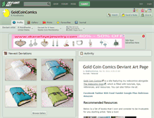 Tablet Screenshot of goldcoincomics.deviantart.com