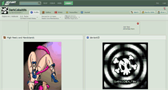 Desktop Screenshot of darkcobalt86.deviantart.com