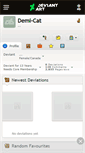 Mobile Screenshot of demi-cat.deviantart.com