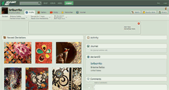 Desktop Screenshot of briburrito.deviantart.com