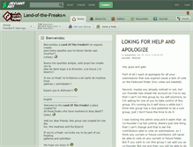 Tablet Screenshot of land-of-the-freaks.deviantart.com