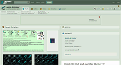 Desktop Screenshot of aomi-armster.deviantart.com