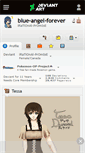 Mobile Screenshot of blue-angel-forever.deviantart.com