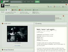 Tablet Screenshot of neserit.deviantart.com