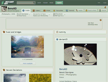 Tablet Screenshot of benoitd.deviantart.com