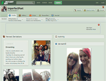 Tablet Screenshot of imperfectpoet.deviantart.com