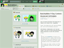 Tablet Screenshot of butchubbles.deviantart.com